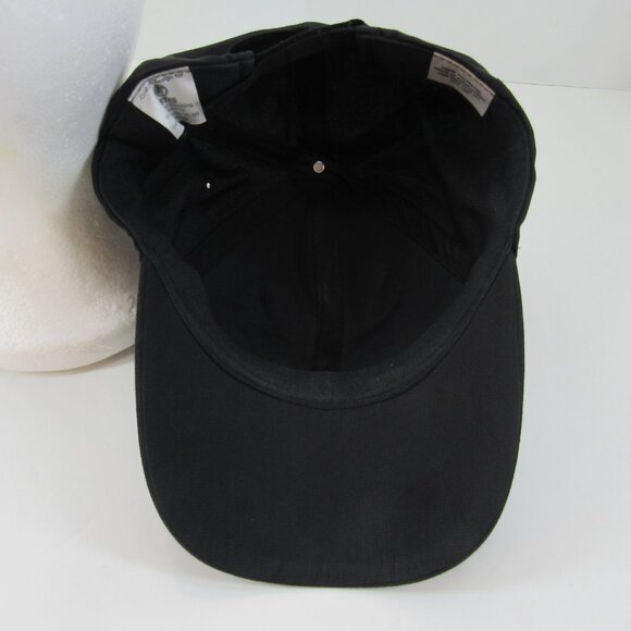 ESTES Embroidered Logo Men's Black on Black Adjustable Strap Back Cap Hat - Picture 9 of 11